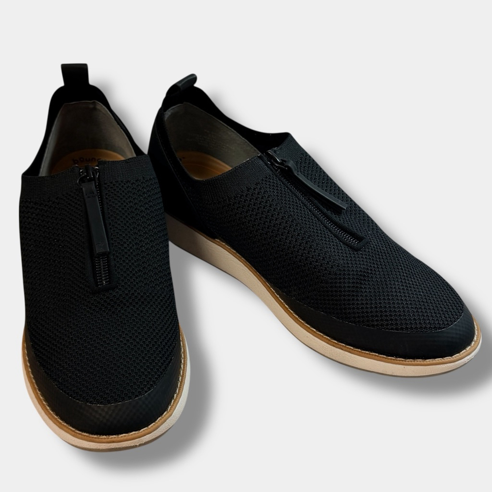 Hush Puppies Women’s Black Knit Zip Slip-On Shoes Bounce Comfort US 8M - Picture 15 of 15